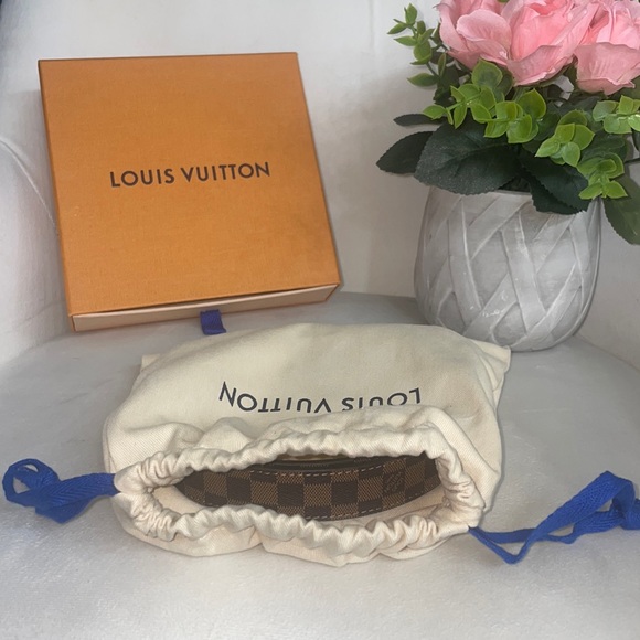 ❌SOLD❌ New Louis Vuitton Women’s Mini Damier Ebene 25MM Belt Size 90❣️ - Picture 14 of 15